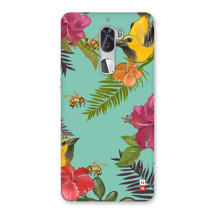 Flower Bird and Bee Back Case for Coolpad Cool 1