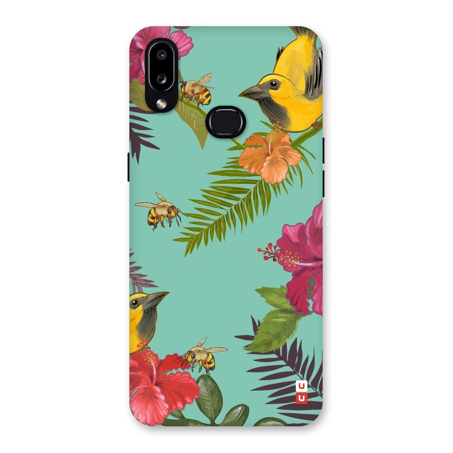 Flower Bird and Bee Back Case for Galaxy A10s