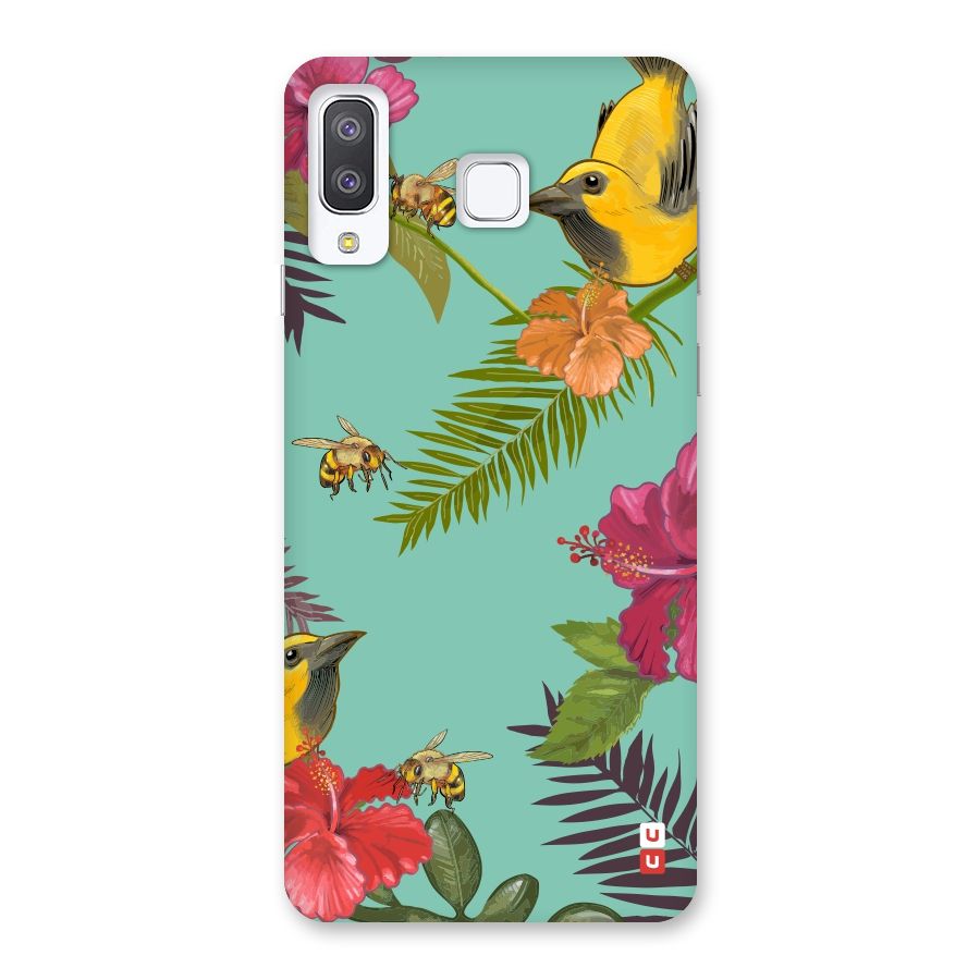 Flower Bird and Bee Back Case for Galaxy A8 Star