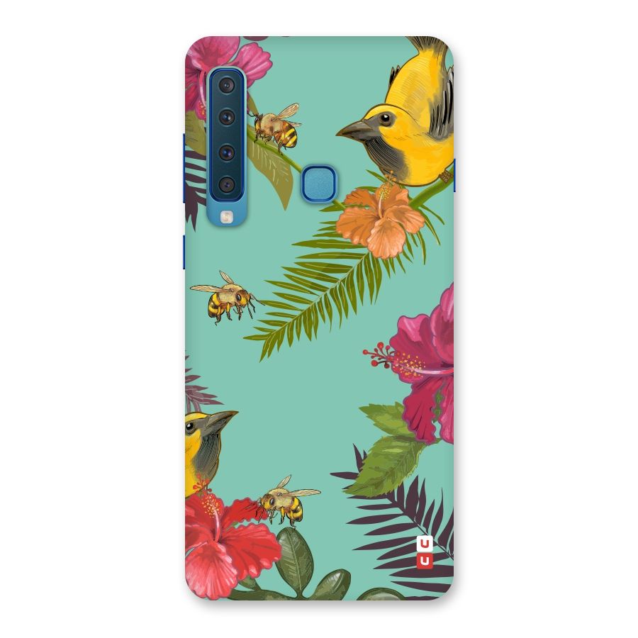 Flower Bird and Bee Back Case for Galaxy A9 (2018)