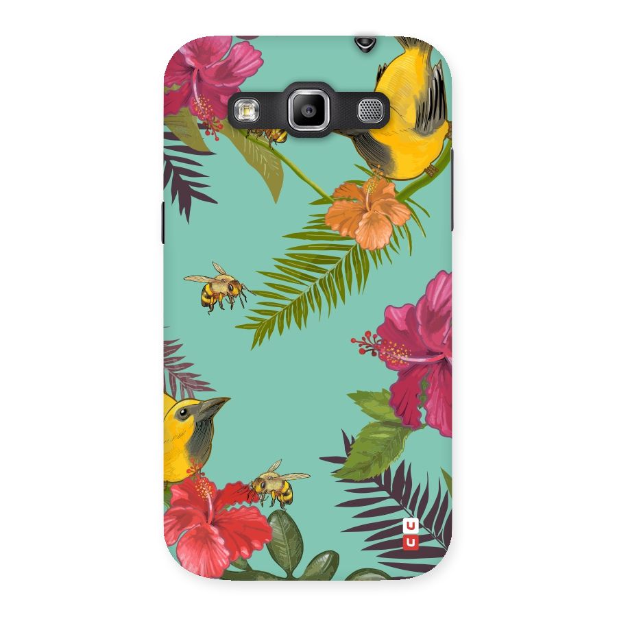 Flower Bird and Bee Back Case for Galaxy Grand Quattro