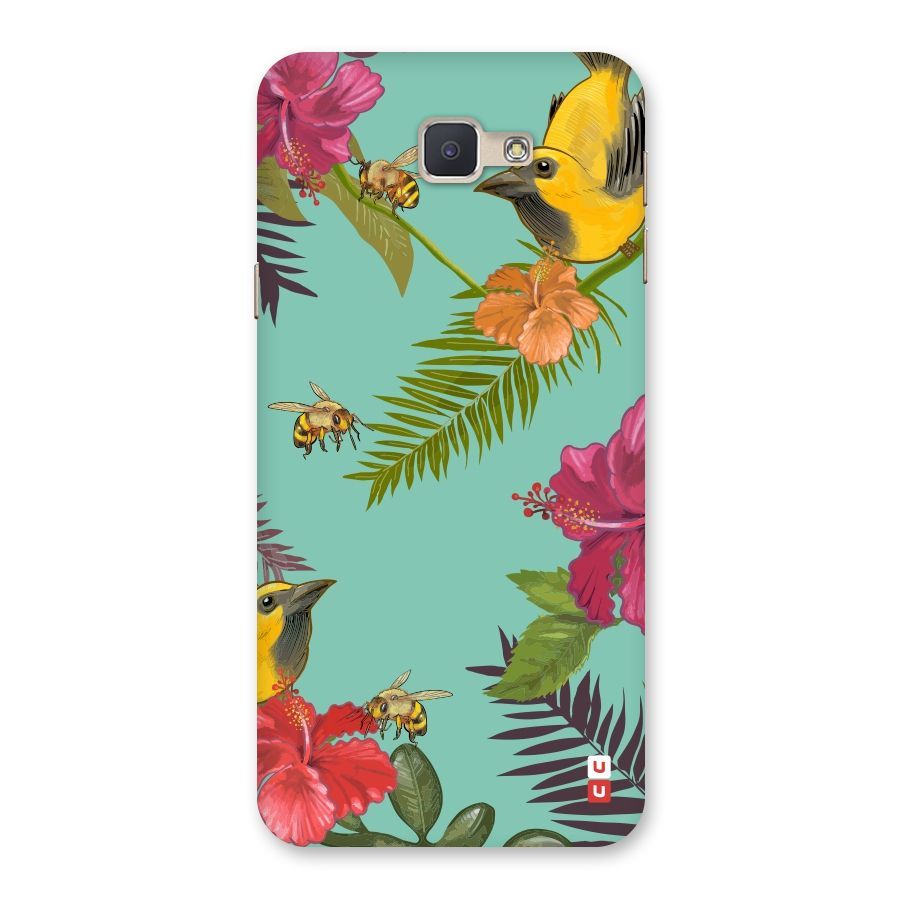 Flower Bird and Bee Back Case for Galaxy J5 Prime