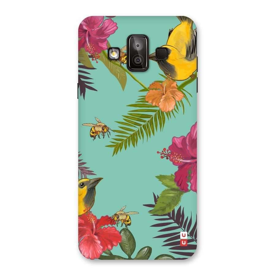 Flower Bird and Bee Back Case for Galaxy J7 Duo