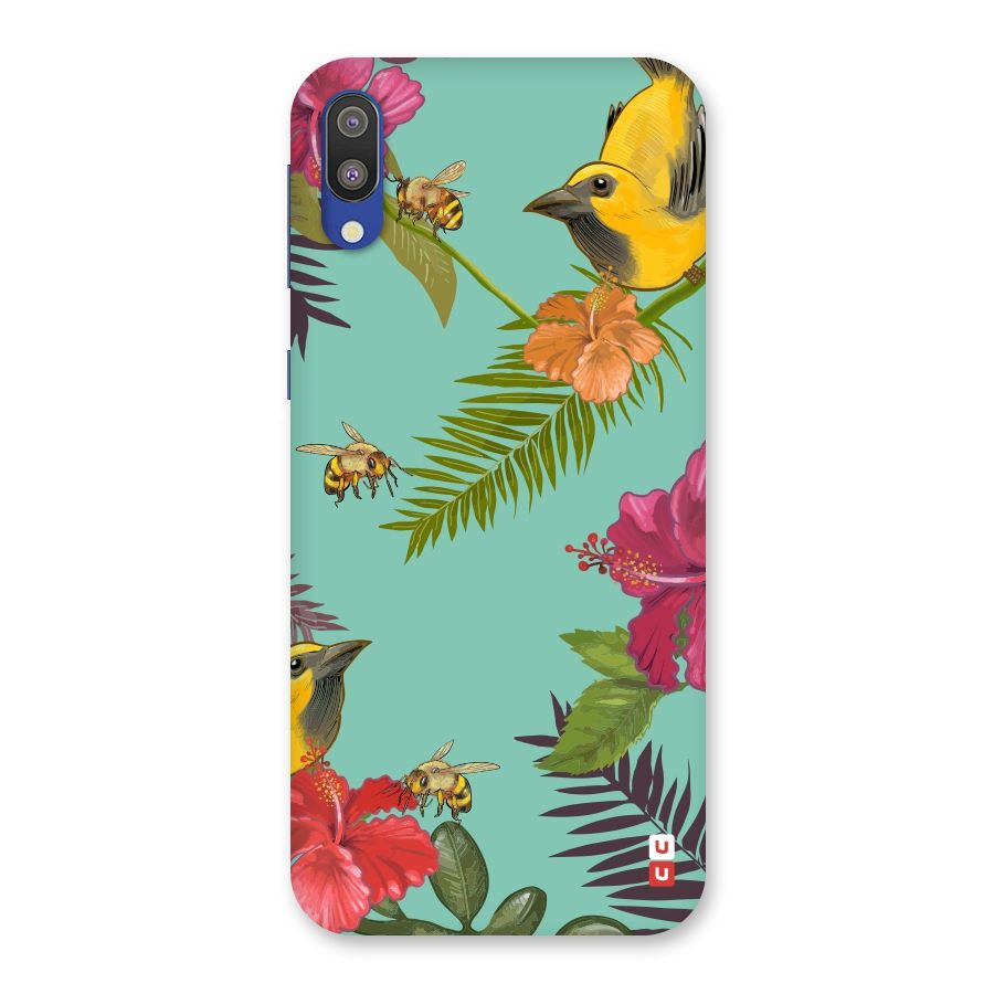 Flower Bird and Bee Back Case for Galaxy M10