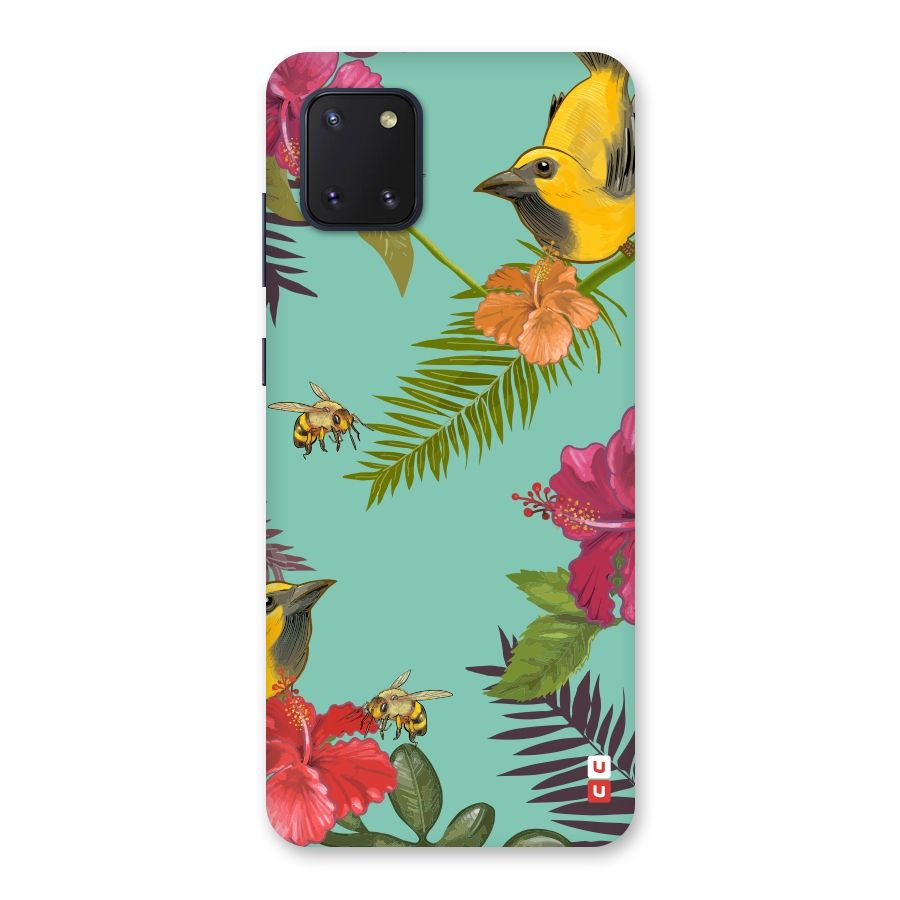 Flower Bird and Bee Back Case for Galaxy Note 10 Lite