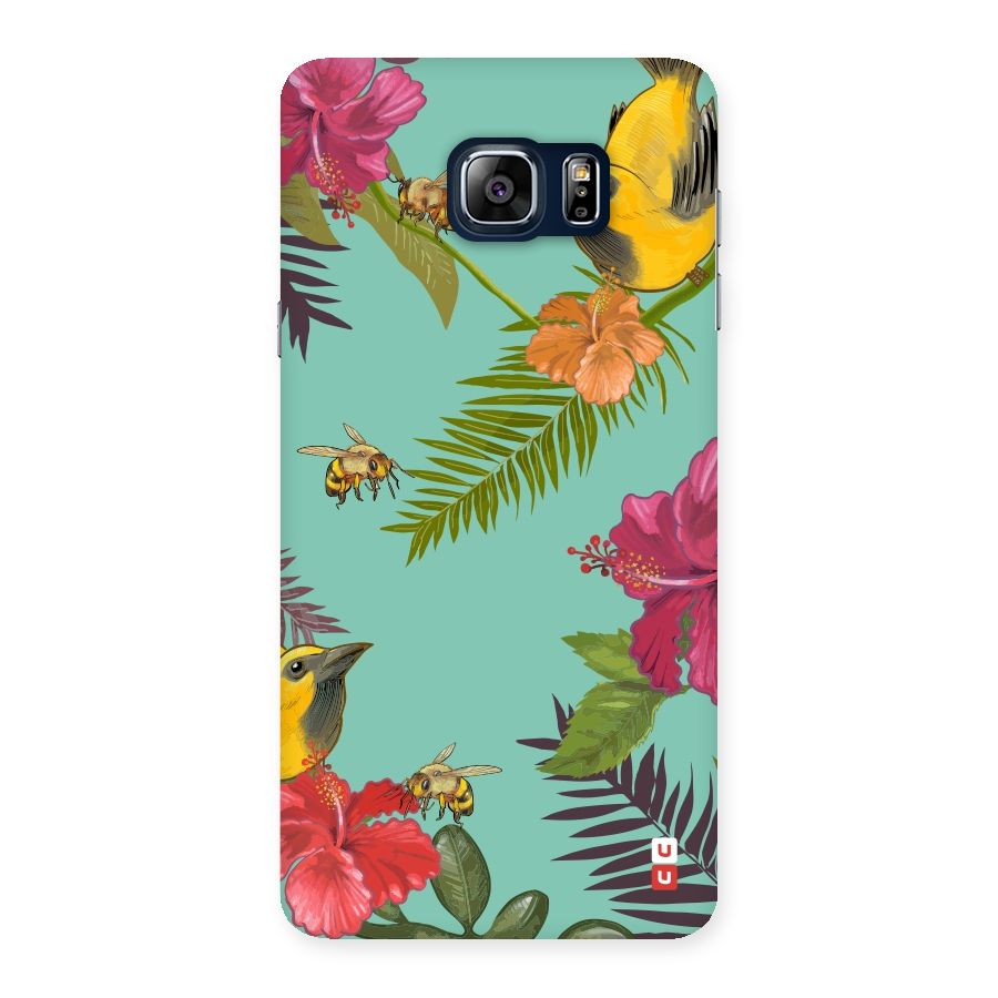 Flower Bird and Bee Back Case for Galaxy Note 5