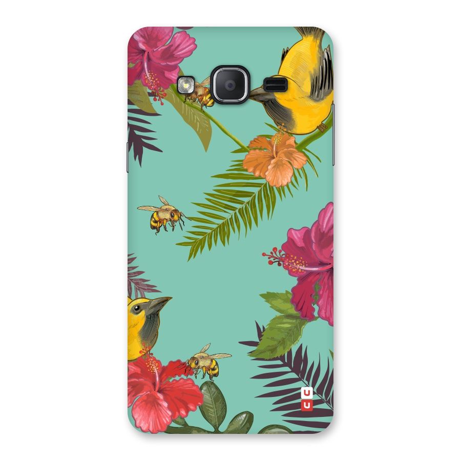 Flower Bird and Bee Back Case for Galaxy On7 2015