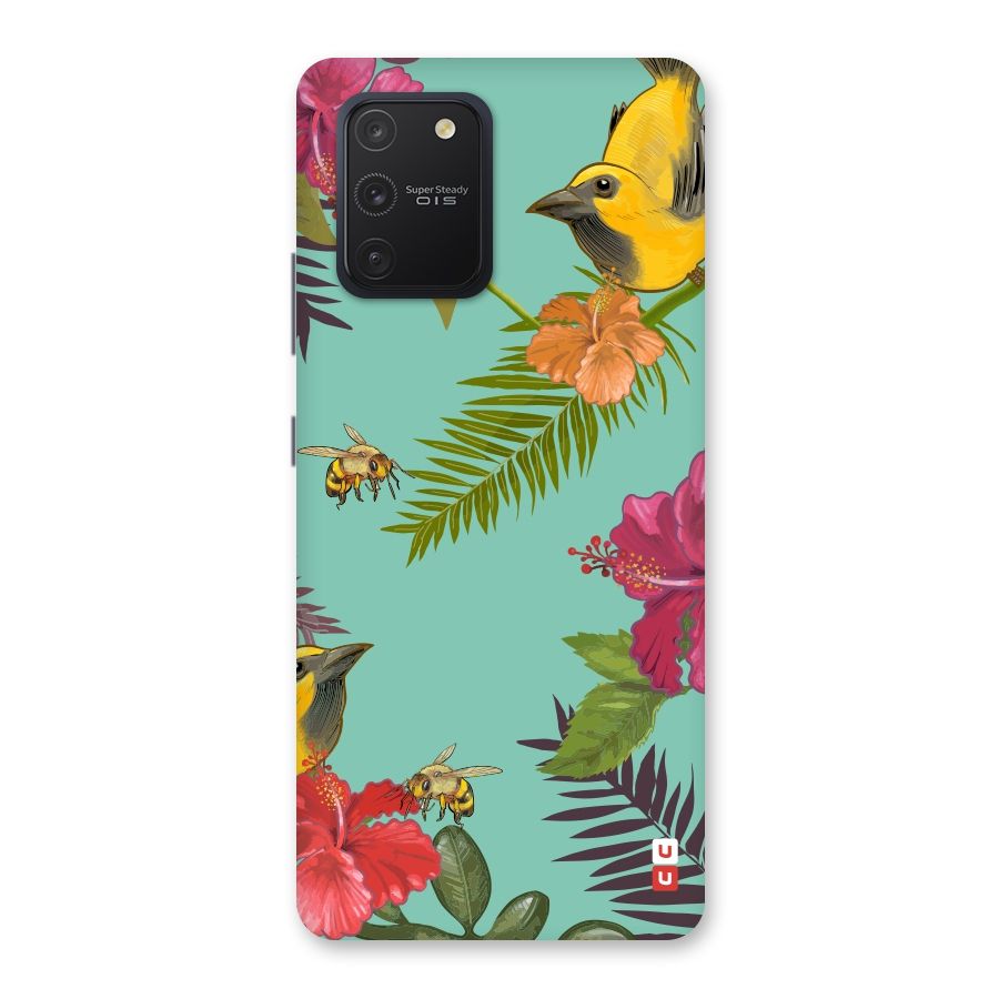 Flower Bird and Bee Back Case for Galaxy S10 Lite