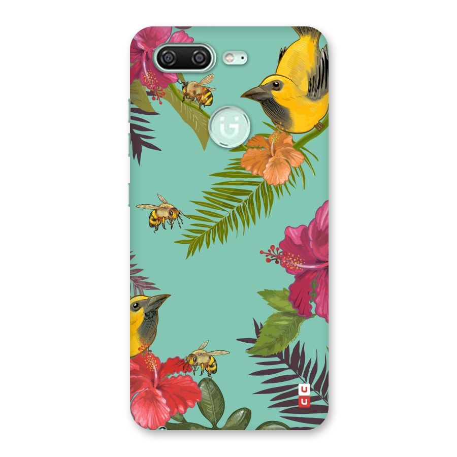 Flower Bird and Bee Back Case for Gionee S10