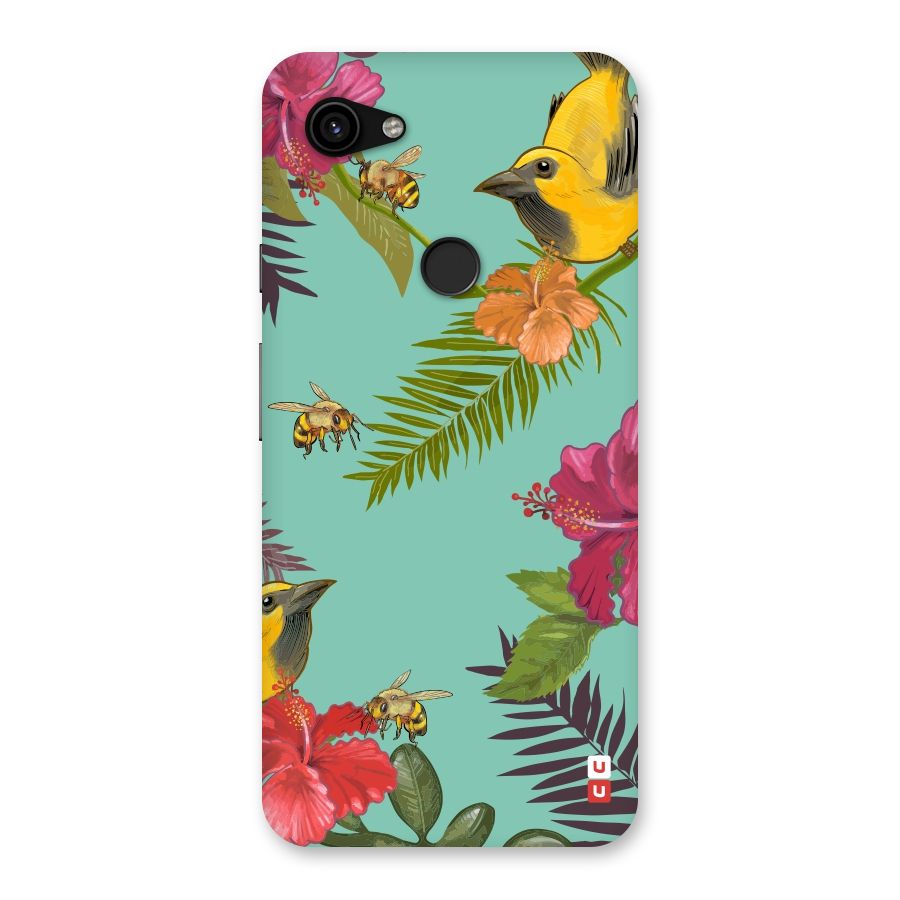 Flower Bird and Bee Back Case for Google Pixel 3a XL