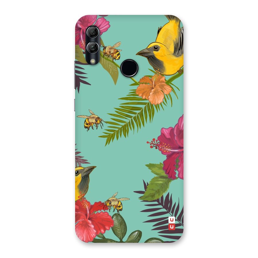 Flower Bird and Bee Back Case for Honor 10 Lite