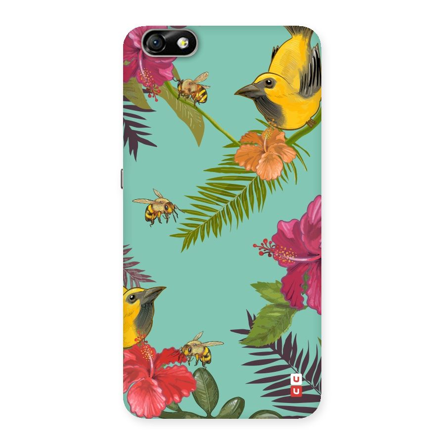 Flower Bird and Bee Back Case for Honor 4X
