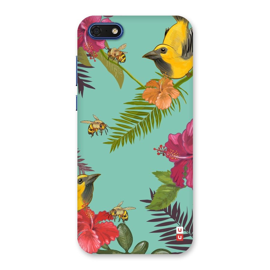 Flower Bird and Bee Back Case for Honor 7s
