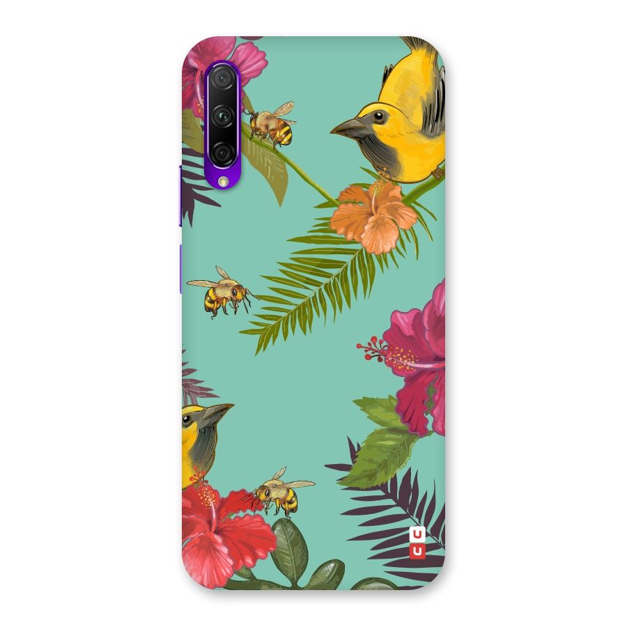 Flower Bird and Bee Back Case for Honor 9X Pro