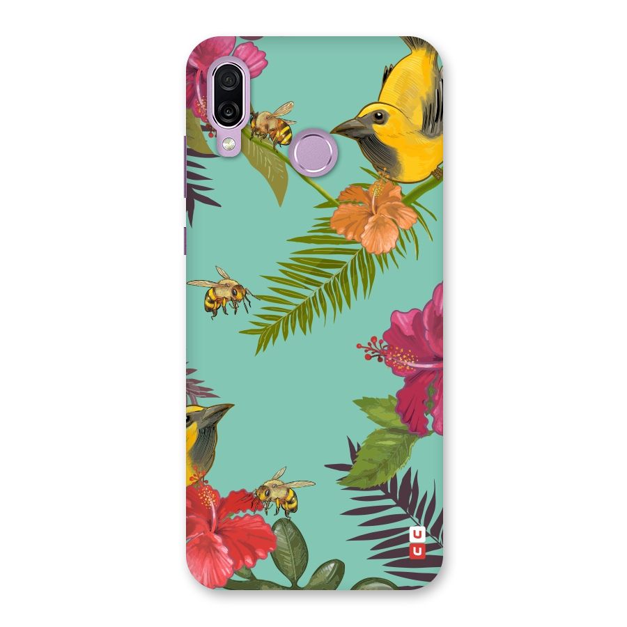 Flower Bird and Bee Back Case for Honor Play