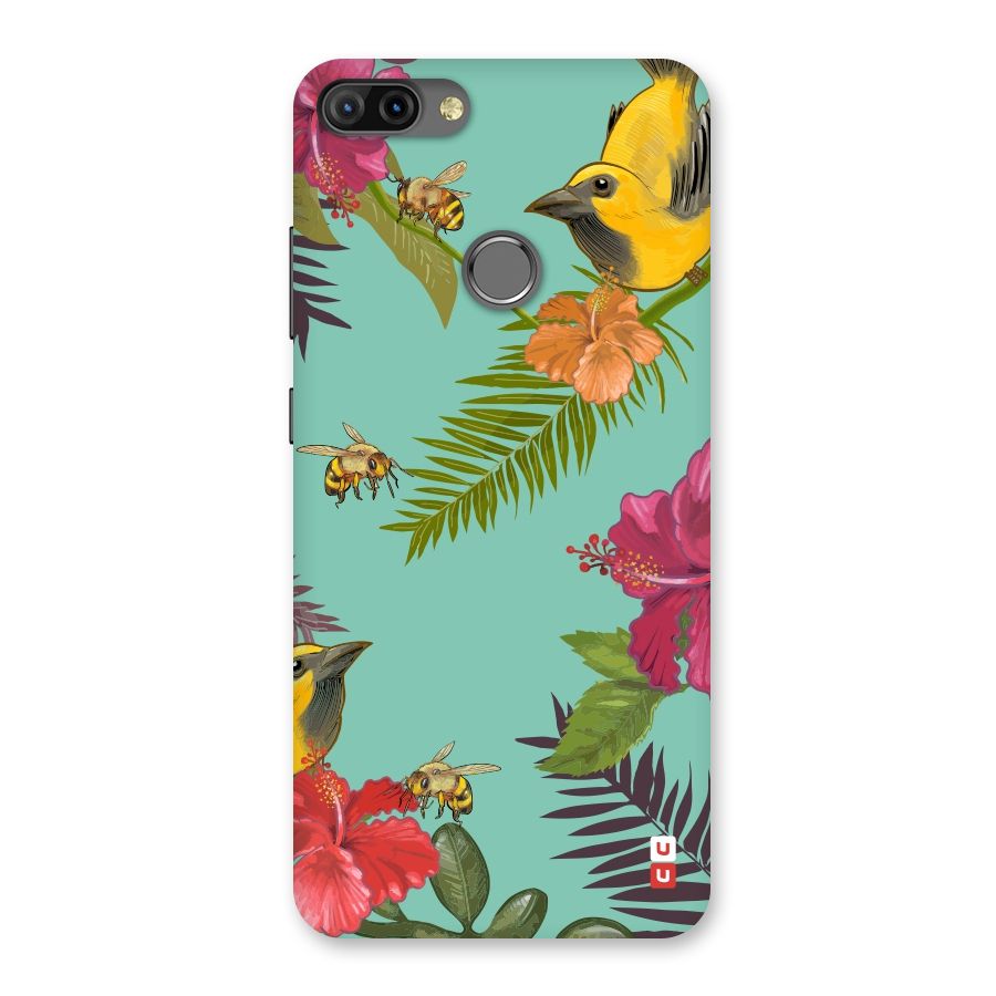 Flower Bird and Bee Back Case for Infinix Hot 6 Pro