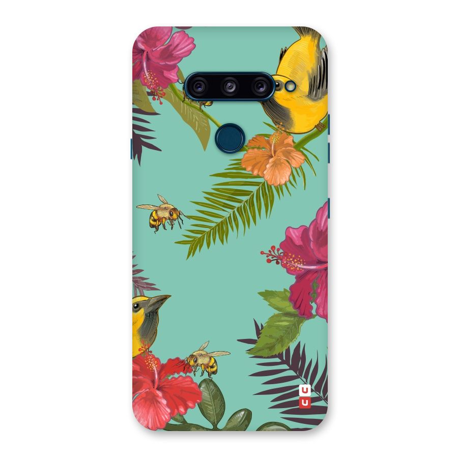 Flower Bird and Bee Back Case for LG  V40 ThinQ