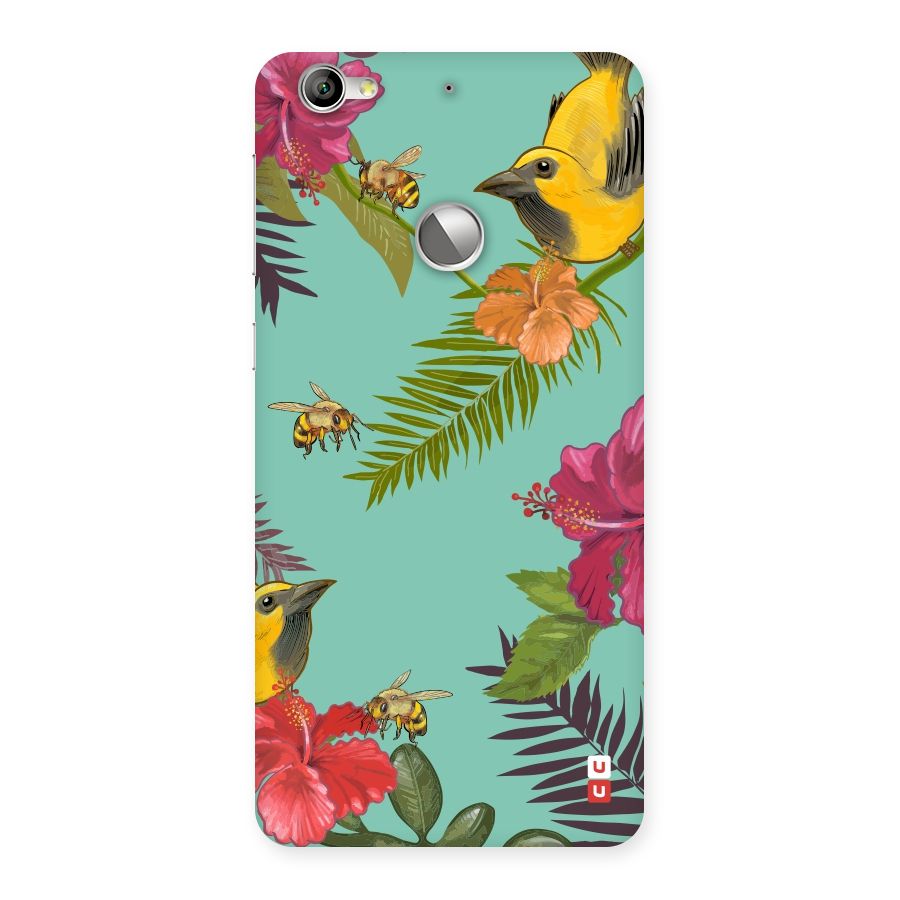 Flower Bird and Bee Back Case for LeTV Le 1s
