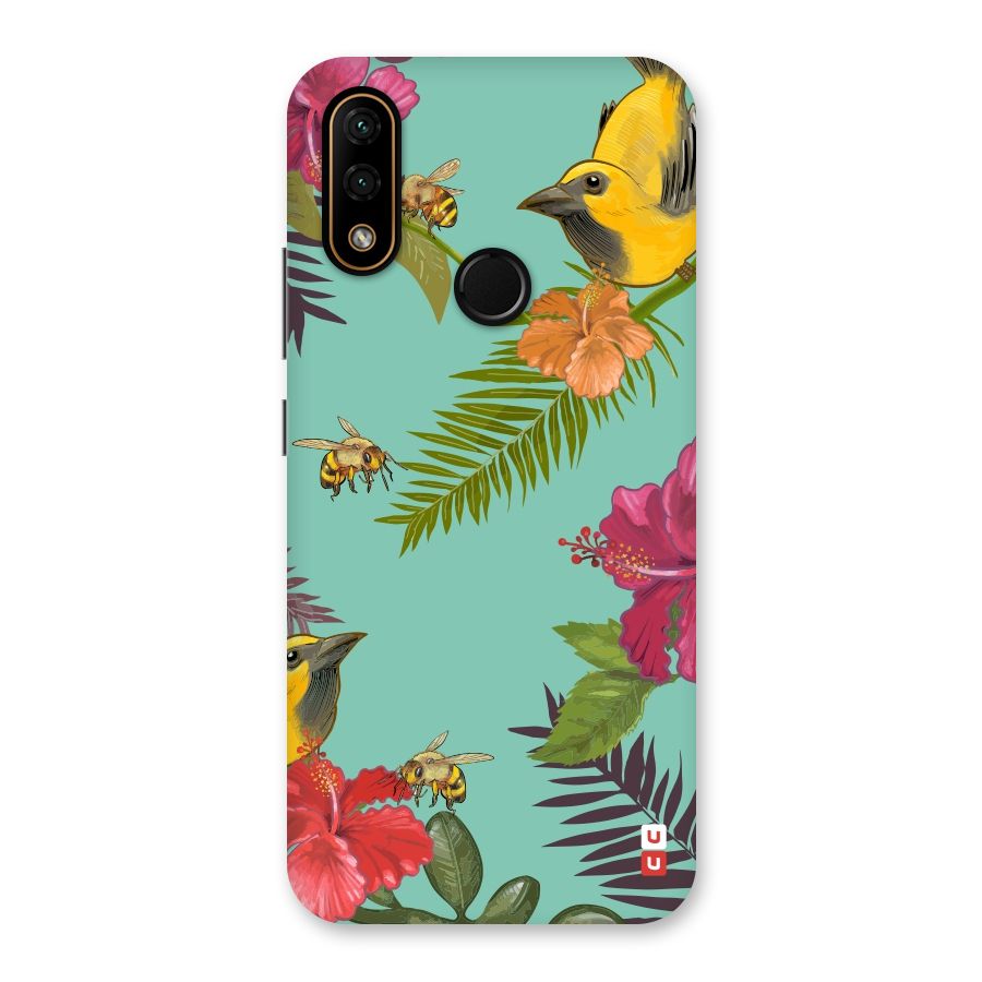 Flower Bird and Bee Back Case for Lenovo A6 Note