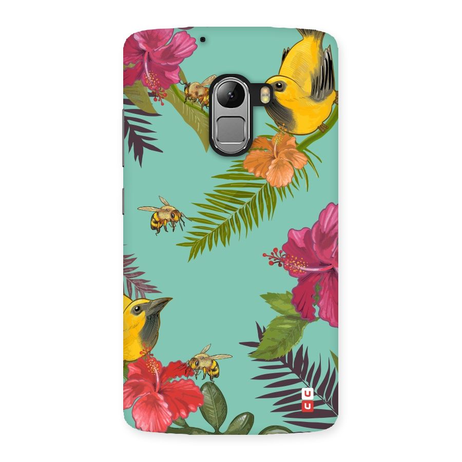 Flower Bird and Bee Back Case for Lenovo K4 Note
