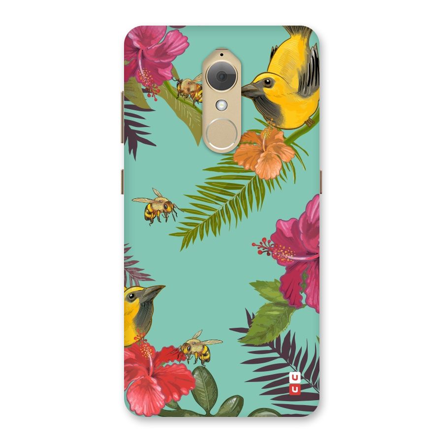 Flower Bird and Bee Back Case for Lenovo K8