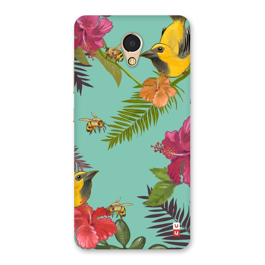 Flower Bird and Bee Back Case for Lenovo P2