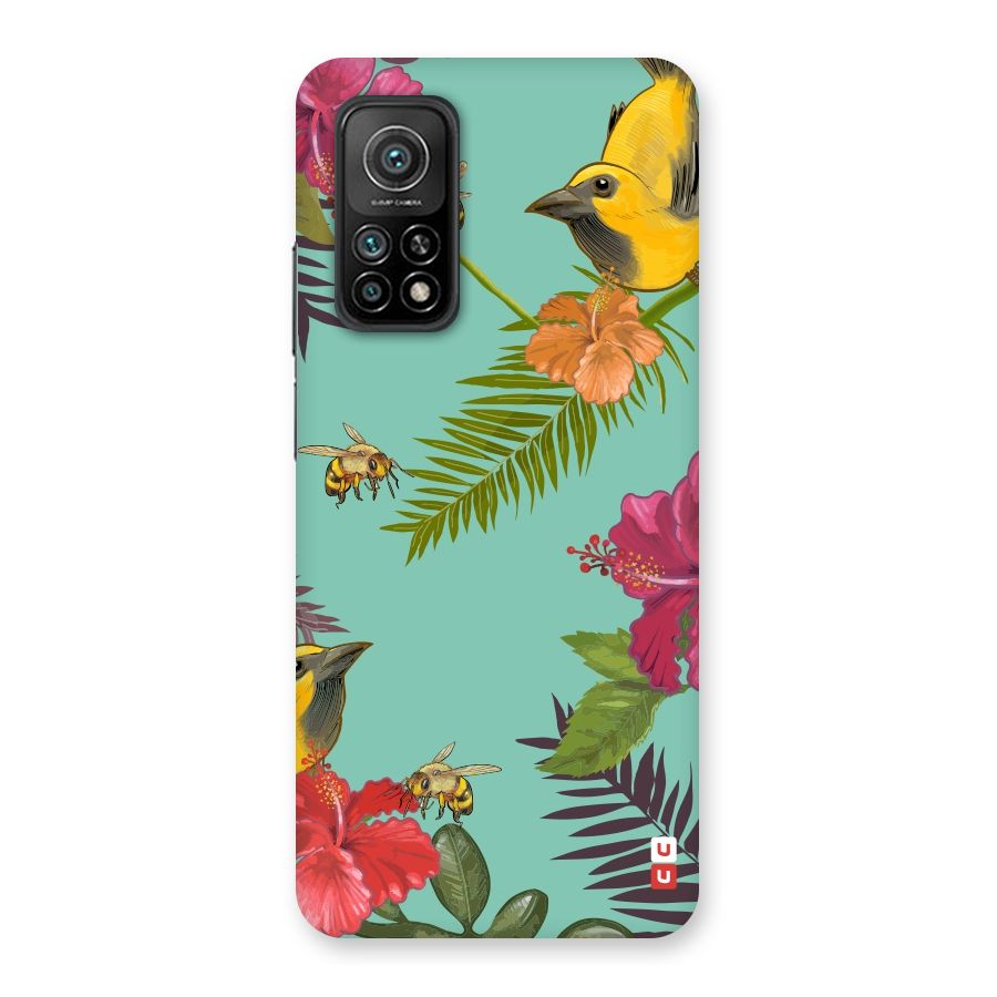 Flower Bird and Bee Back Case for Mi 10T Pro 5G