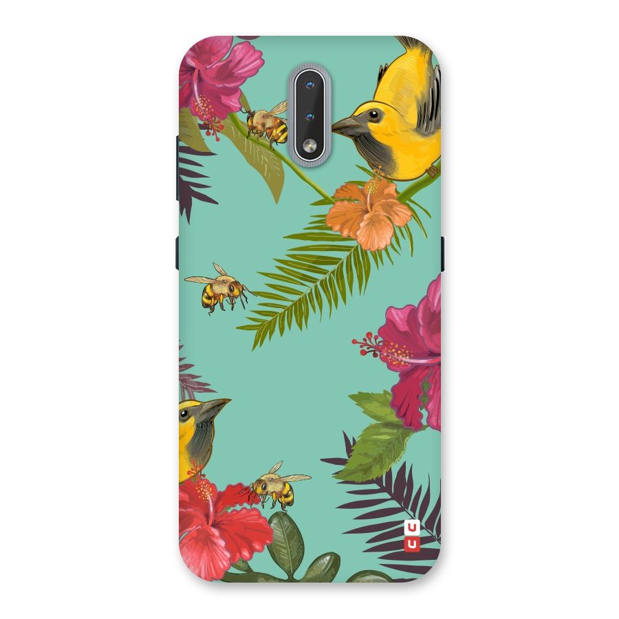 Flower Bird and Bee Back Case for Nokia 2.3
