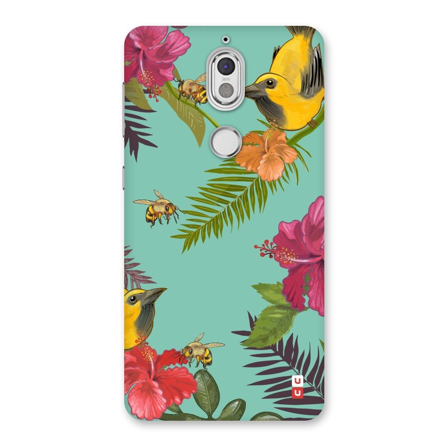 Flower Bird and Bee Back Case for Nokia 7