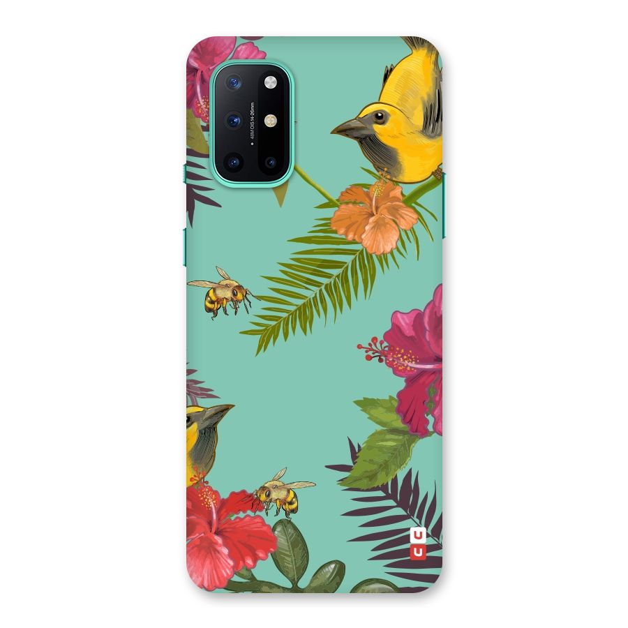 Flower Bird and Bee Back Case for OnePlus 8T