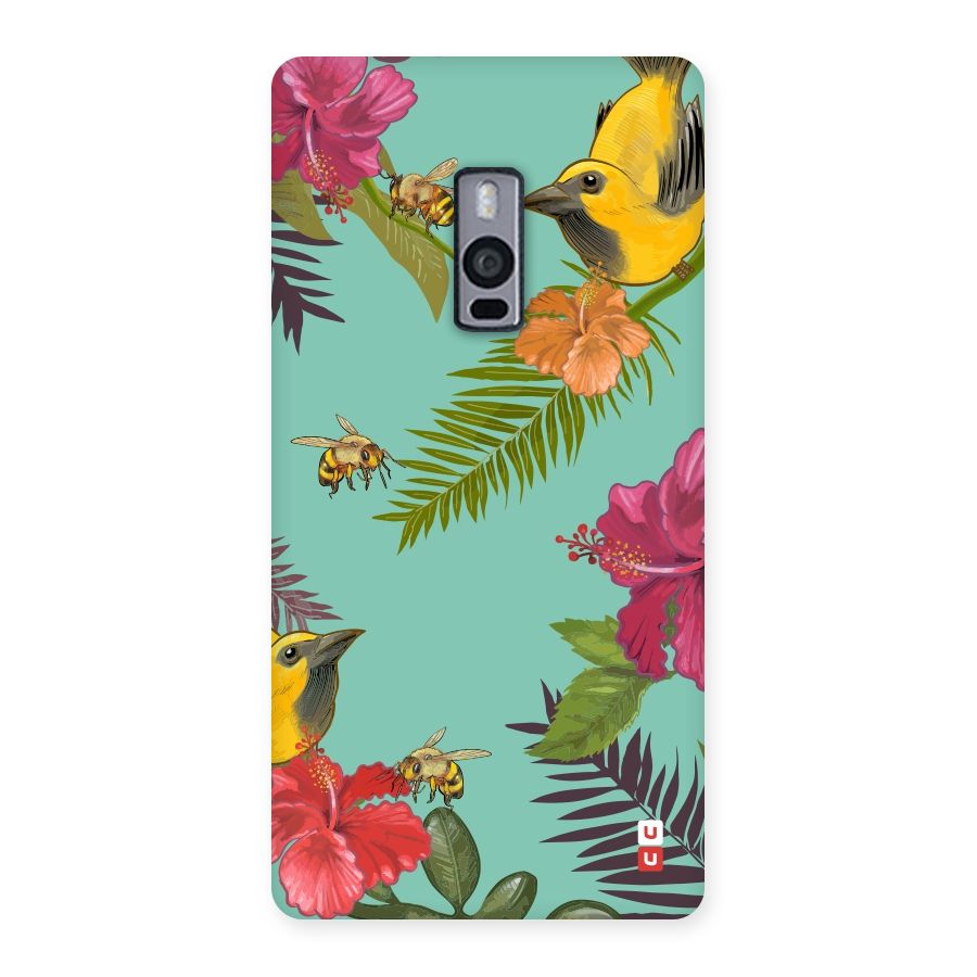 Flower Bird and Bee Back Case for OnePlus Two