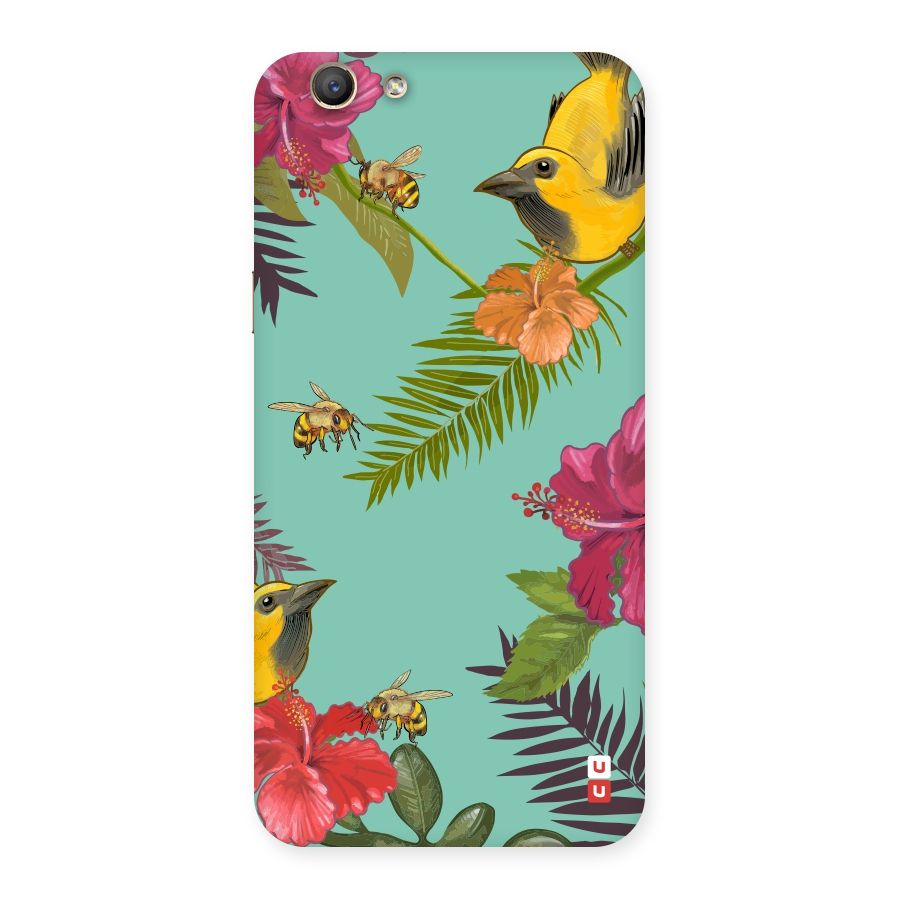 Flower Bird and Bee Back Case for Oppo A59