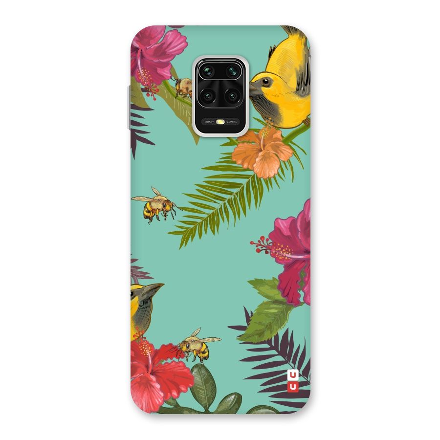 Flower Bird and Bee Back Case for Poco M2 Pro