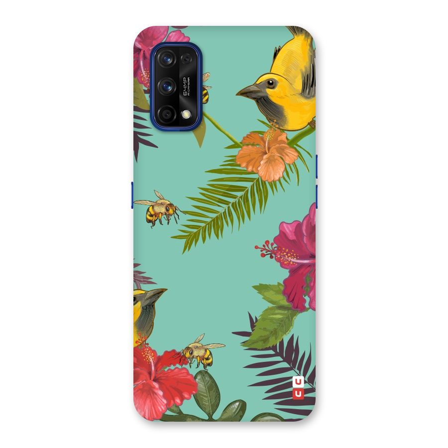 Flower Bird and Bee Back Case for Realme 7 Pro