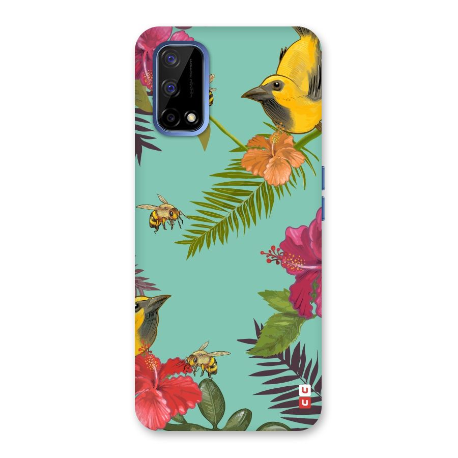 Flower Bird and Bee Back Case for Realme Narzo 30 Pro