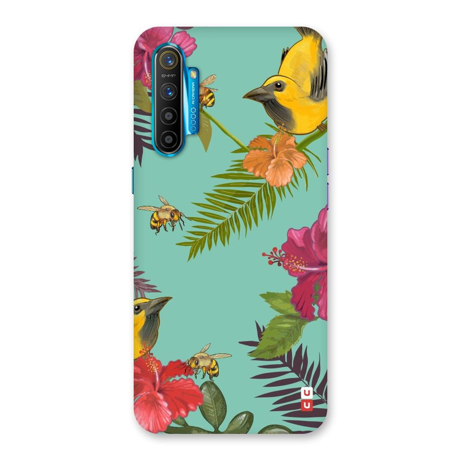 Flower Bird and Bee Back Case for Realme XT