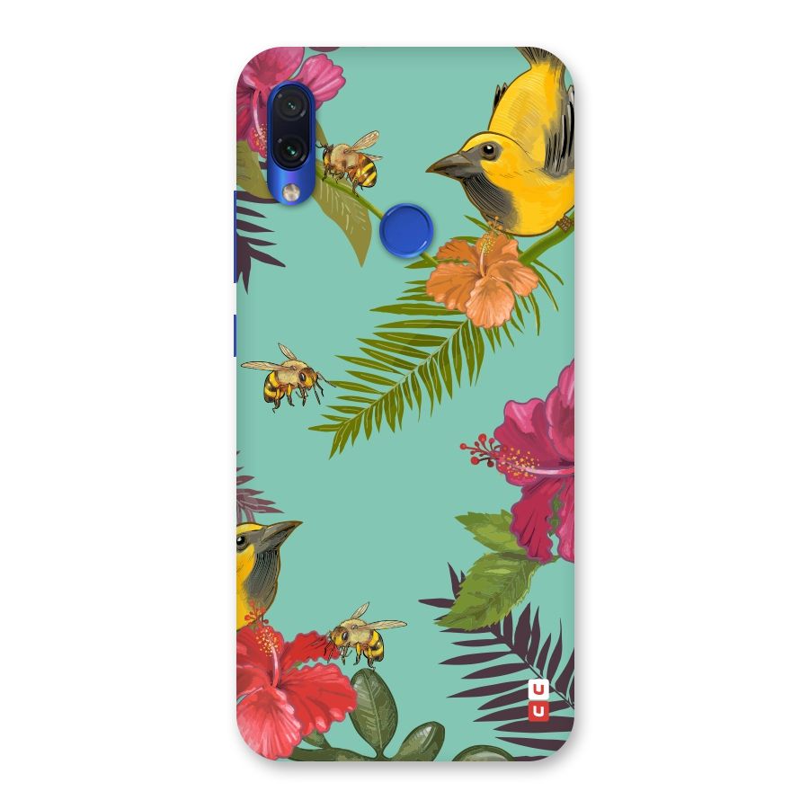 Flower Bird and Bee Back Case for Redmi Note 7