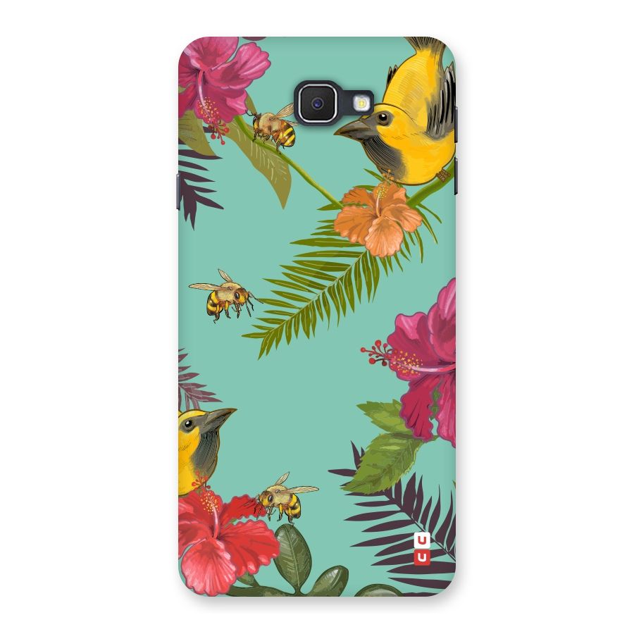 Flower Bird and Bee Back Case for Samsung Galaxy J7 Prime
