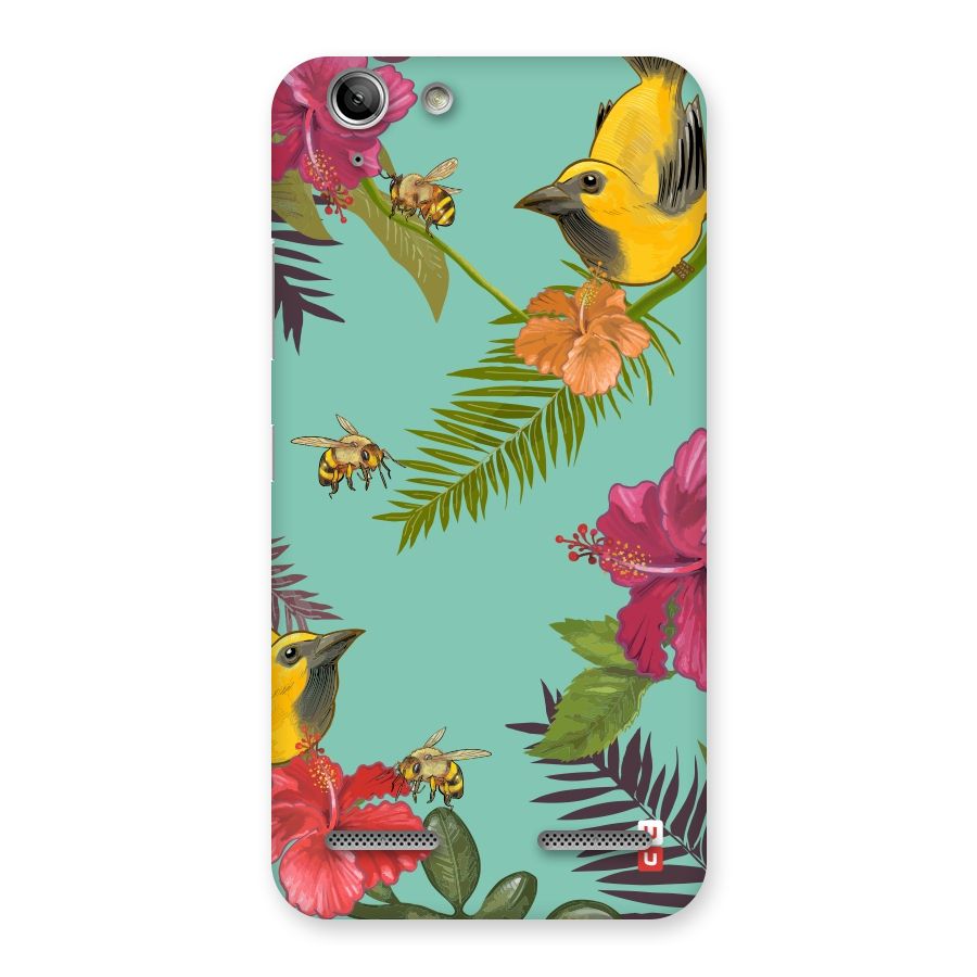 Flower Bird and Bee Back Case for Vibe K5