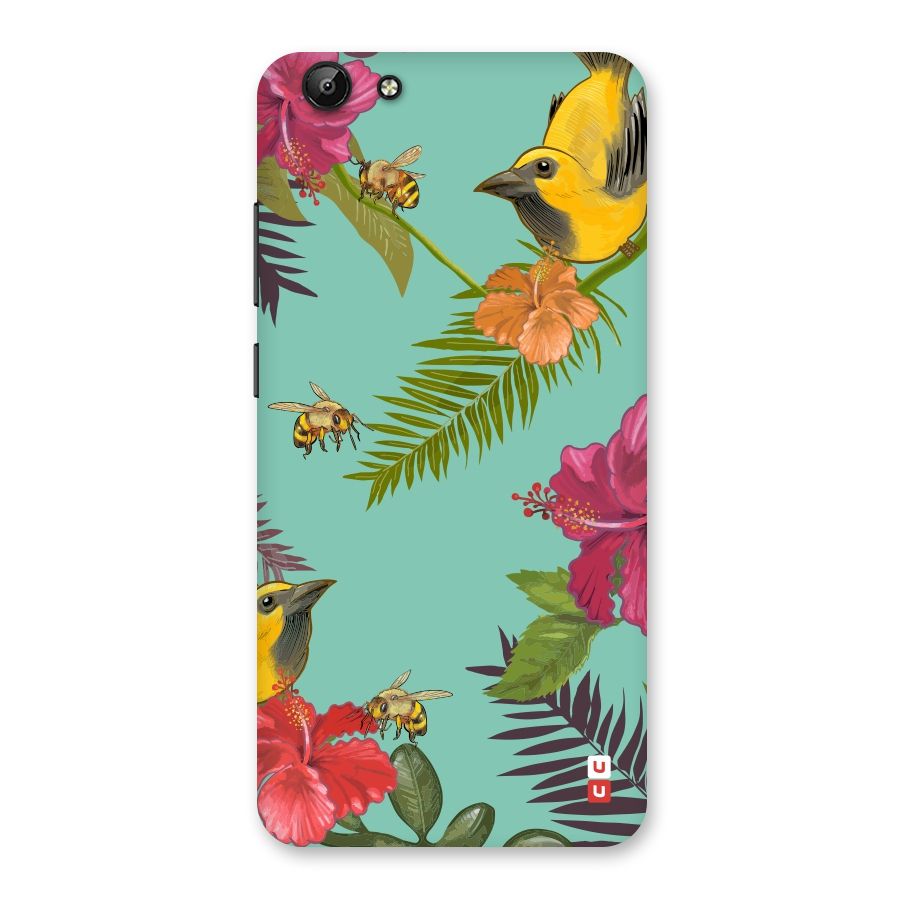 Flower Bird and Bee Back Case for Vivo Y69