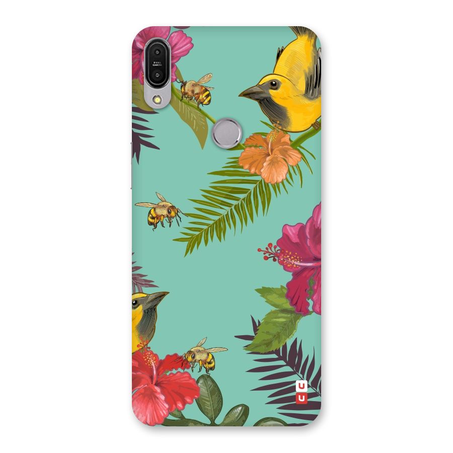 Flower Bird and Bee Back Case for Zenfone Max Pro M1