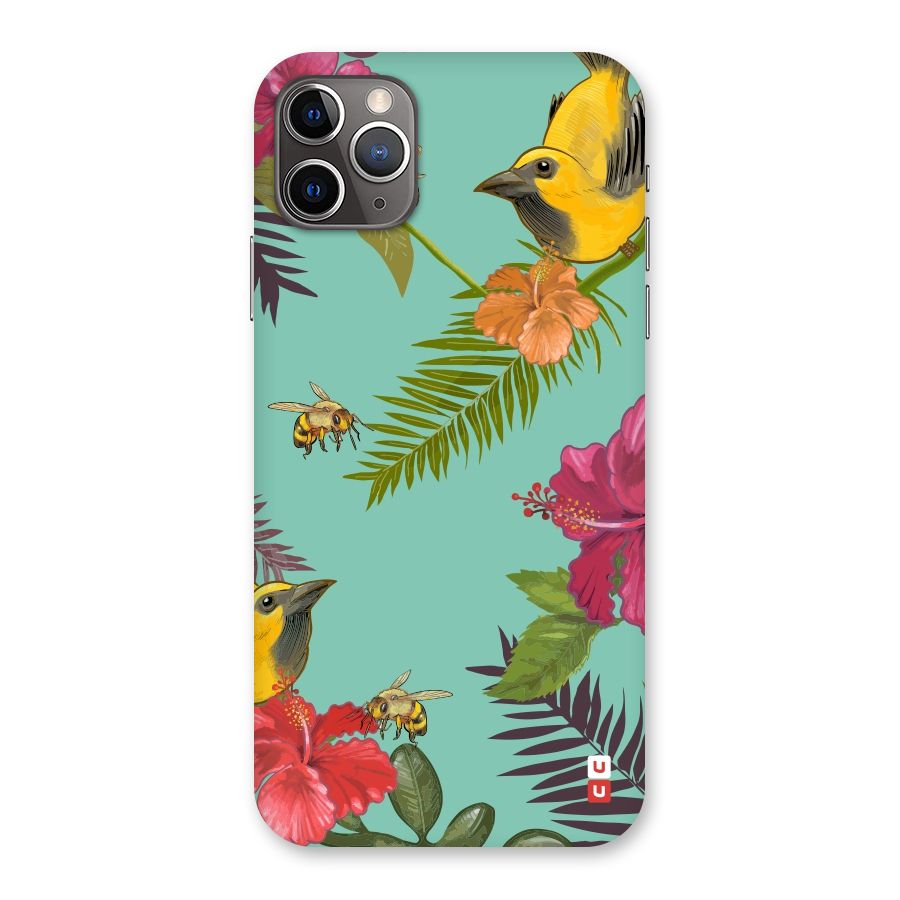Flower Bird and Bee Back Case for iPhone 11 Pro Max