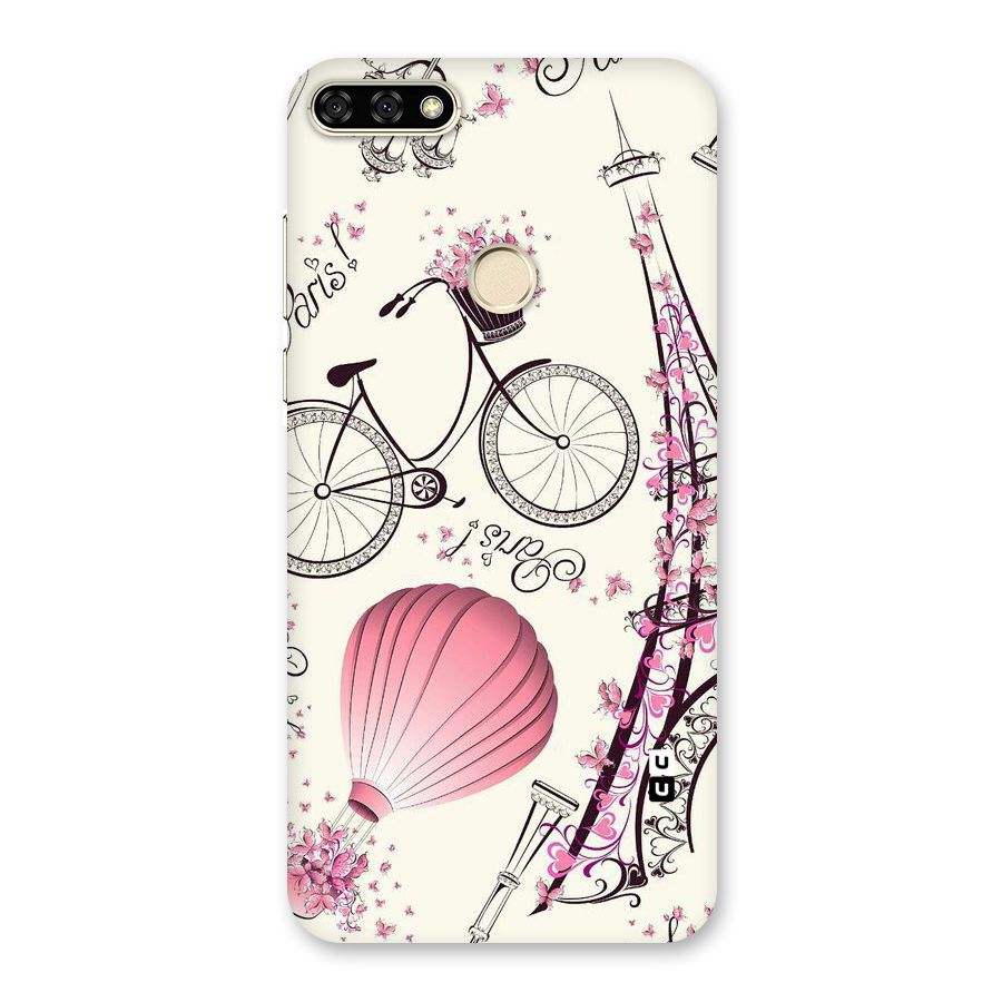 Flower Clipart Back Case for Honor 7A