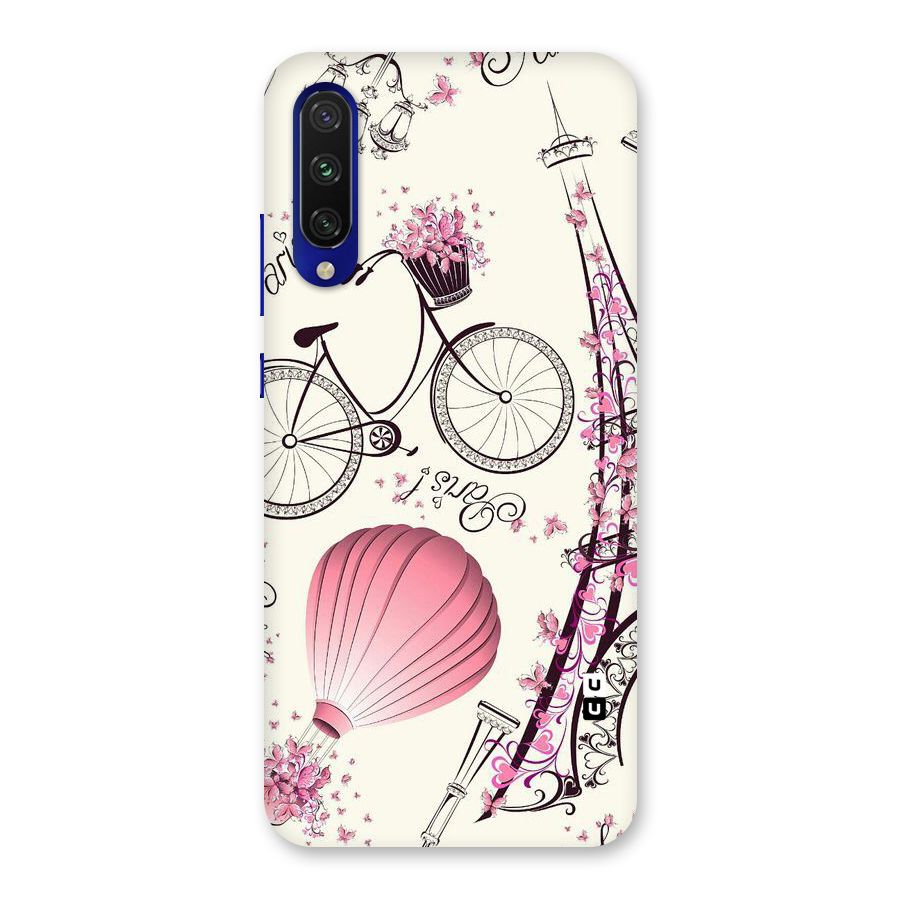 Flower Clipart Back Case for Mi A3