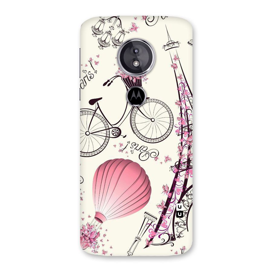 Flower Clipart Back Case for Moto E5