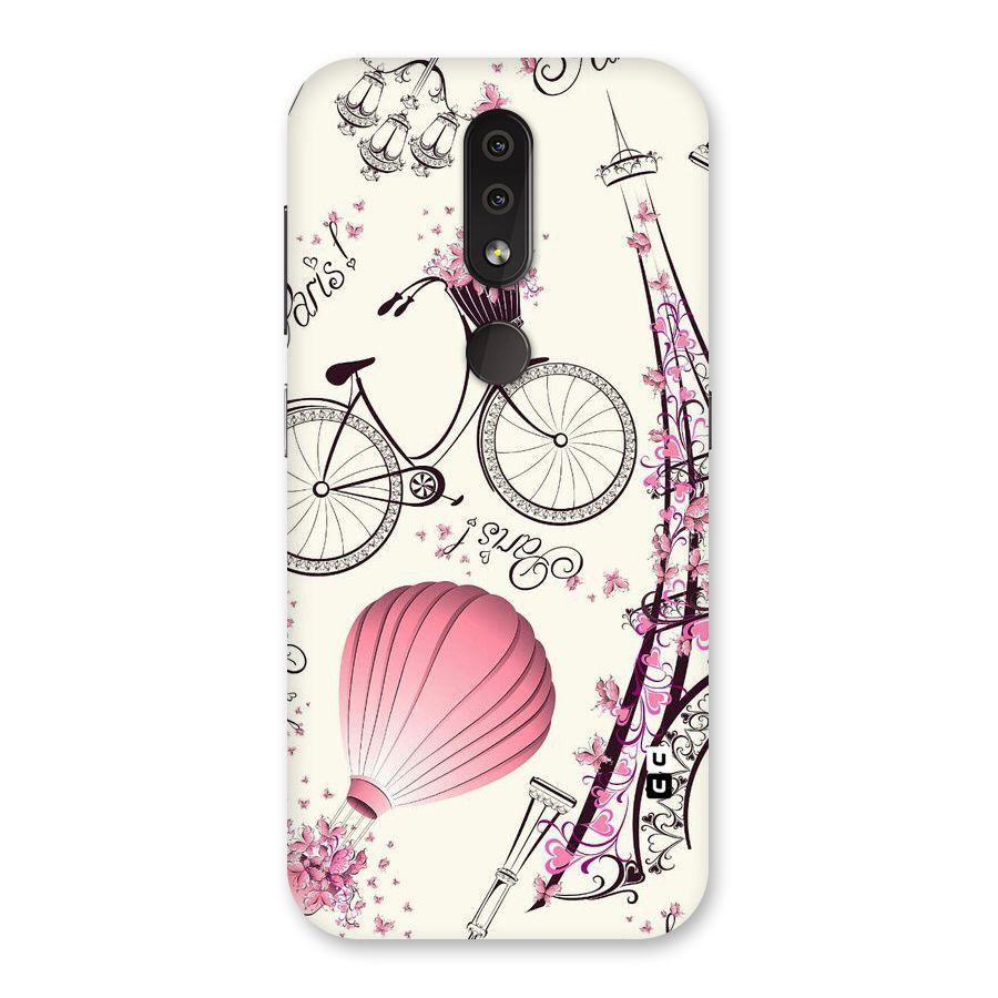 Flower Clipart Back Case for Nokia 4.2