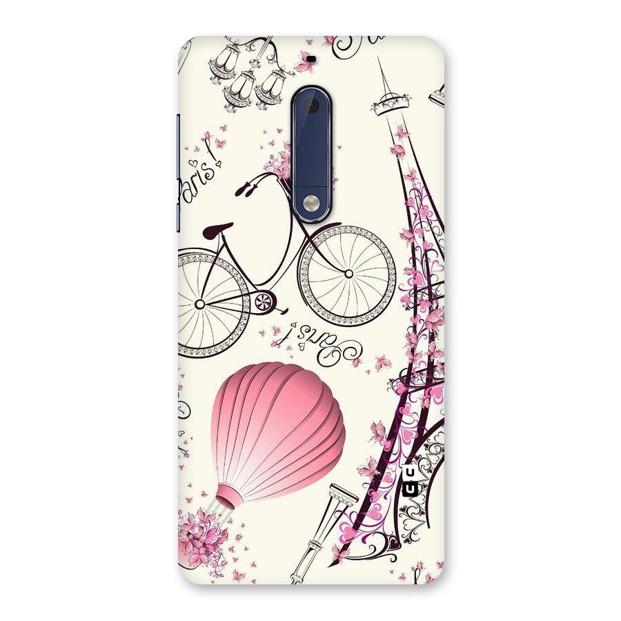 Flower Clipart Back Case for Nokia 5