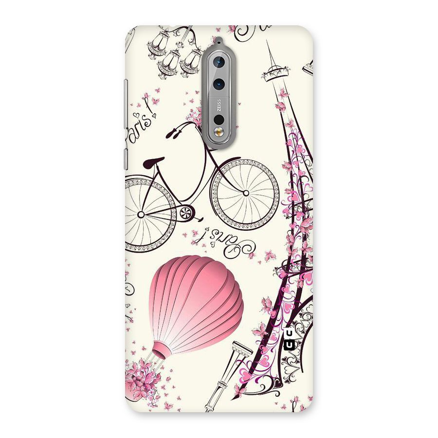 Flower Clipart Back Case for Nokia 8