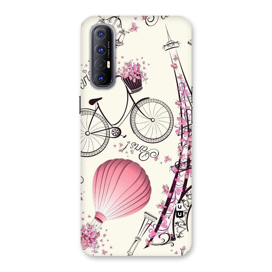 Flower Clipart Back Case for Reno3 Pro