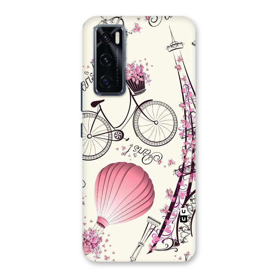 Flower Clipart Back Case for Vivo V20 SE
